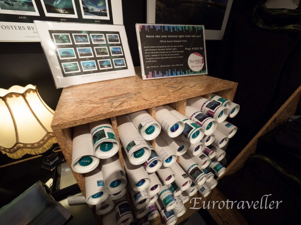 レイキャビクでオーロラ