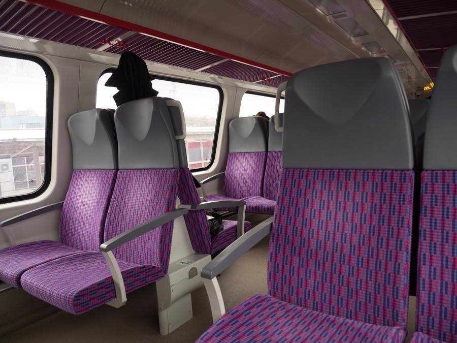 リトアニア国鉄車内