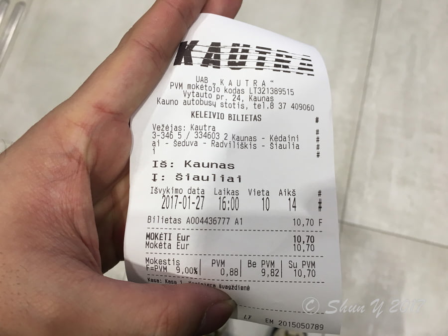 リトアニア長距離バス